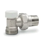 Robinet radiator RETUR, intrare Eurokon 3/4, iesire 1/2 DS132